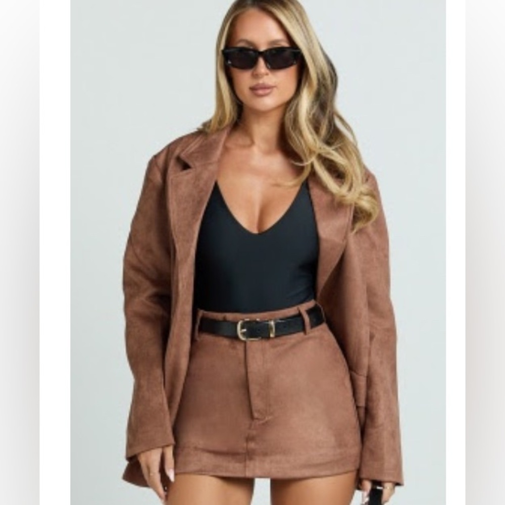 Showpo Brown Blazer - Picture 1 of 2